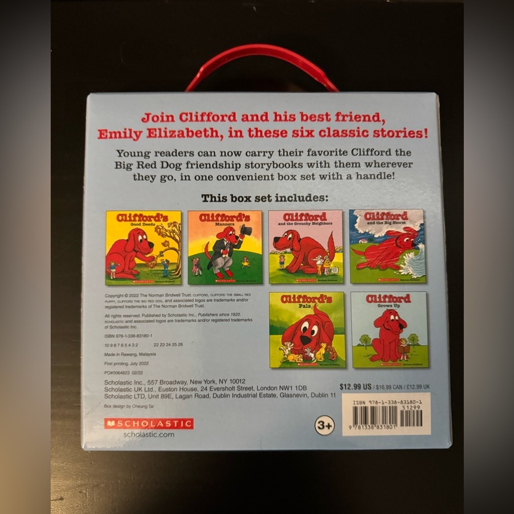 Scholastic Clifford Storybook Collection - Red and Blue - 6 Books - Picture 3 of 4